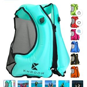 Khroom Turquoise Floatage Jacket New